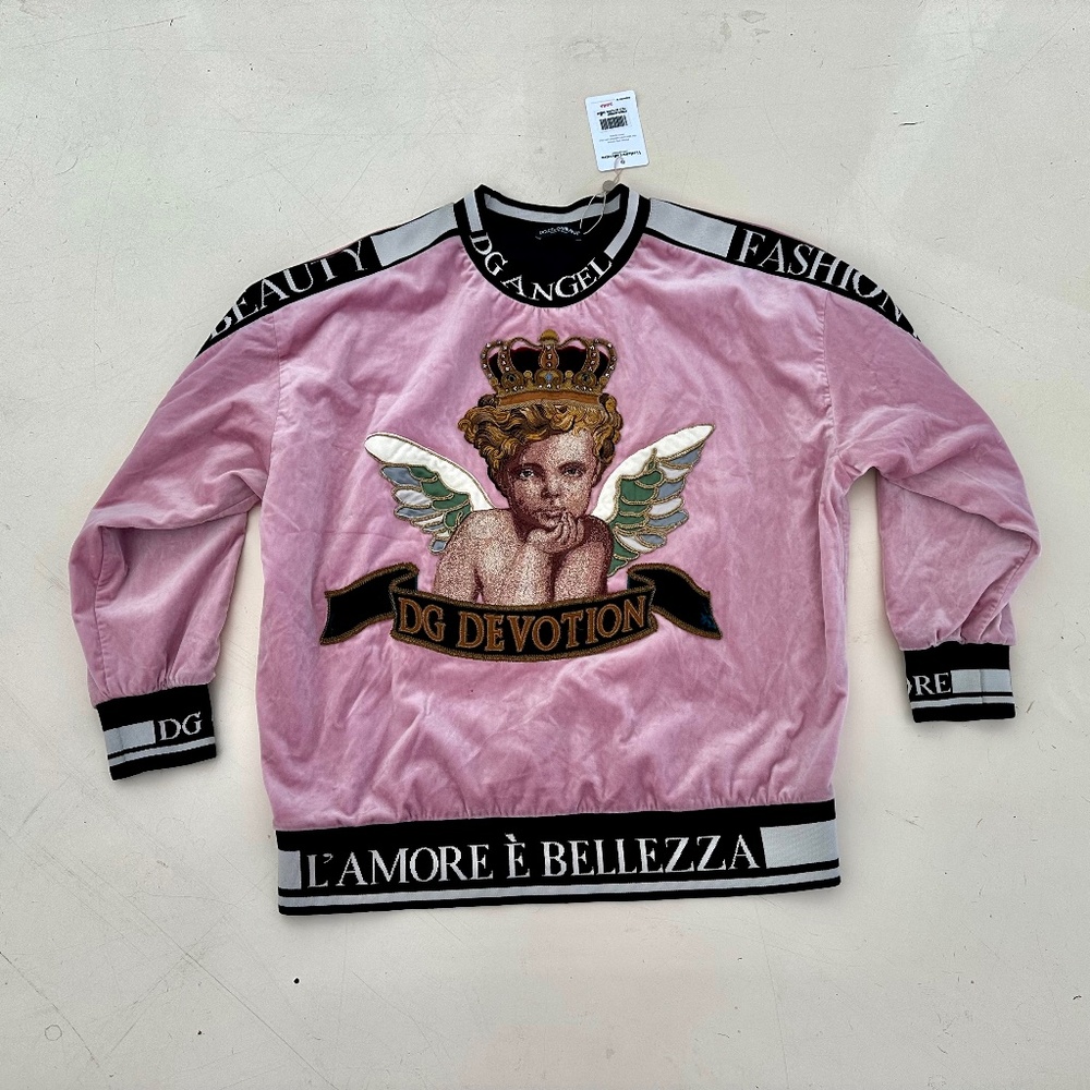The Dolce & Gabbana   ,,Devotion''   Runway oversized sweater in size IT 44